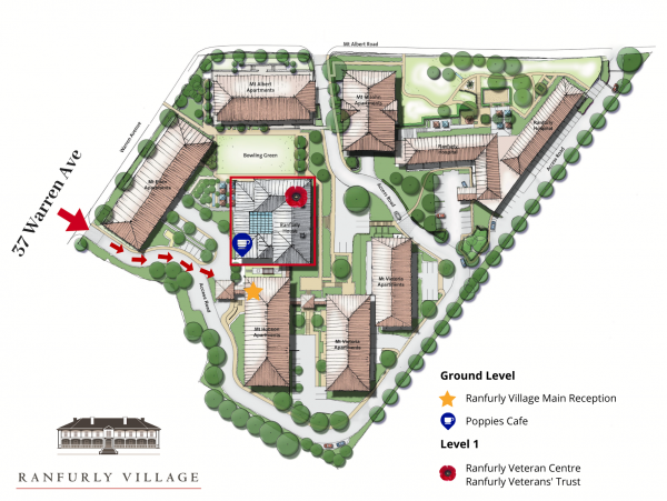 Ranfurly Site Map