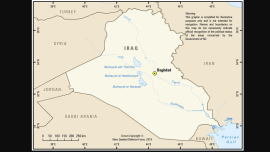 Map of Declared Area Iraq