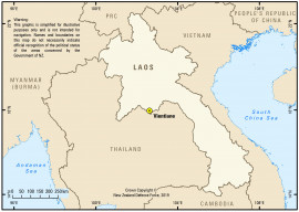 Map of Declared Area Laos 2020