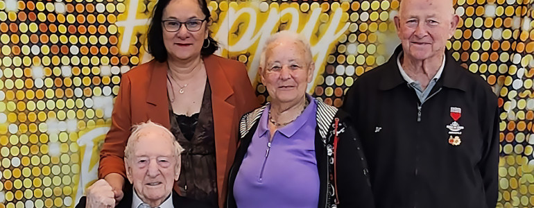 Doug Reid 102nd birthday