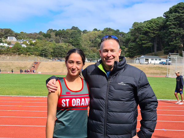 Jamie Lynch with his daughter Ashley Lynch 2020