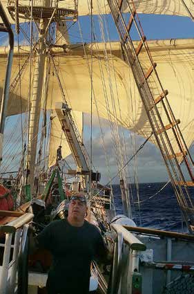 On board the SV Tenacious